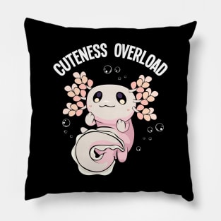 Axolotl - Cuteness Overload Kawaii Lurch Pillow