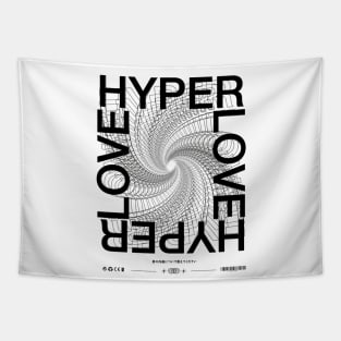 Hyper Love Streetwear Design Tapestry