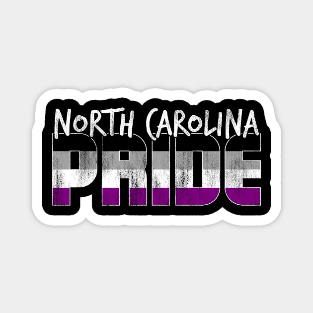 North Carolina Pride Asexual Flag Magnet by wheedesign