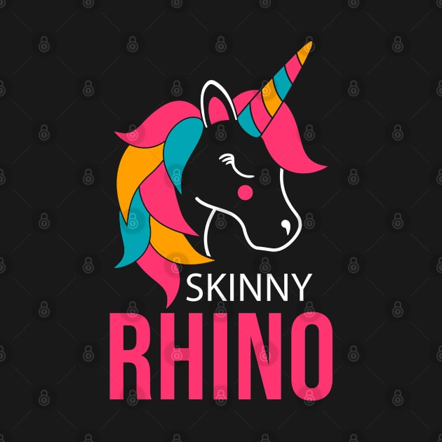 For Unicorn Lovers - Skinny Rhino by sheepmerch