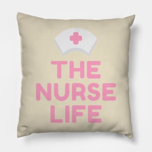 Pink Heartbeat: Nurse Professional Design Pillow