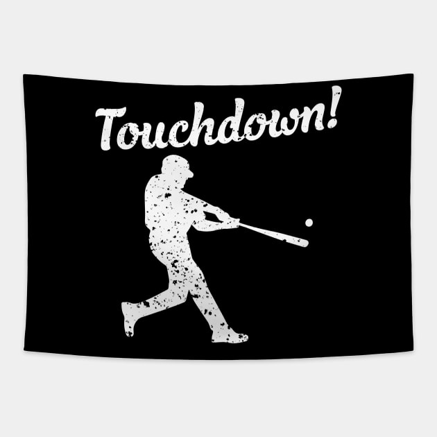 Baseball Touchdown Tapestry by amalya