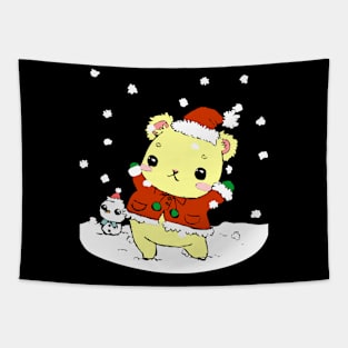 Christmas Teddy Bear Tapestry