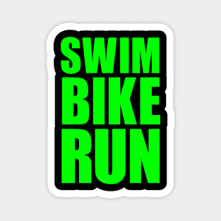 SWIM BIKE RUN TRIATHLON KONA Magnet