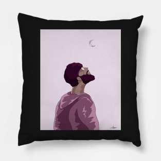 Colorful Digital Portrait Pillow