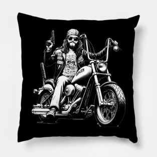 motorcyclist Pillow