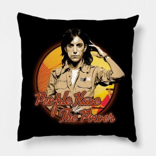 Horses and Beyond Patti Smith's Musical Journey Pillow