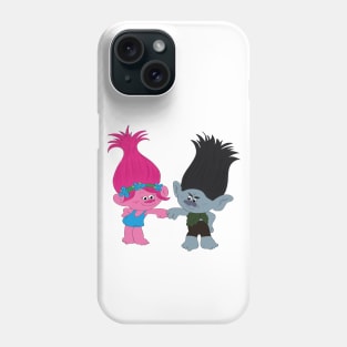 Poppy and Branch from Trolls Dreamworks Phone Case