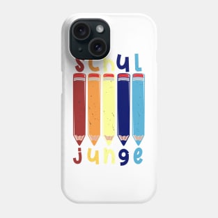 Stifte Schuljunge 2022 Schulbeginn T shirt Phone Case