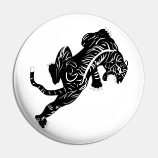 tribal tiger Pin