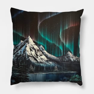 Majestic Northern Lights Pillow