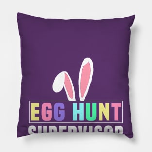 Egg Hunt Supervisor Pillow