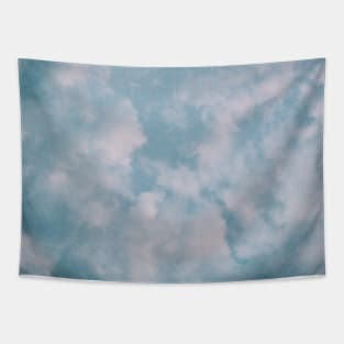 Cloudy Blue Sky Tapestry