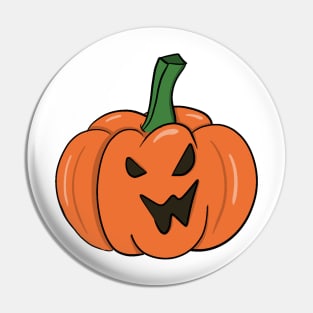 Scary Halloween Spooky Pumpkin Pin