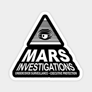 Mars Investigations w/Back Logo Magnet