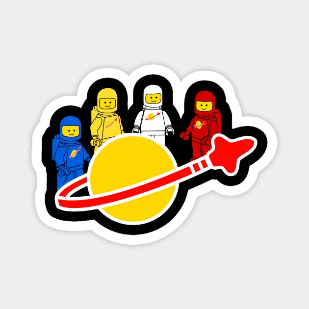 space men Magnet by Dansologalleries