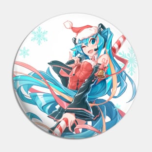 christmas Hatsune Miku Pin