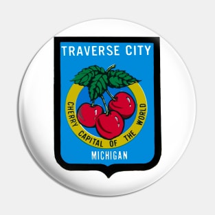 Traverse City Cherries Pin