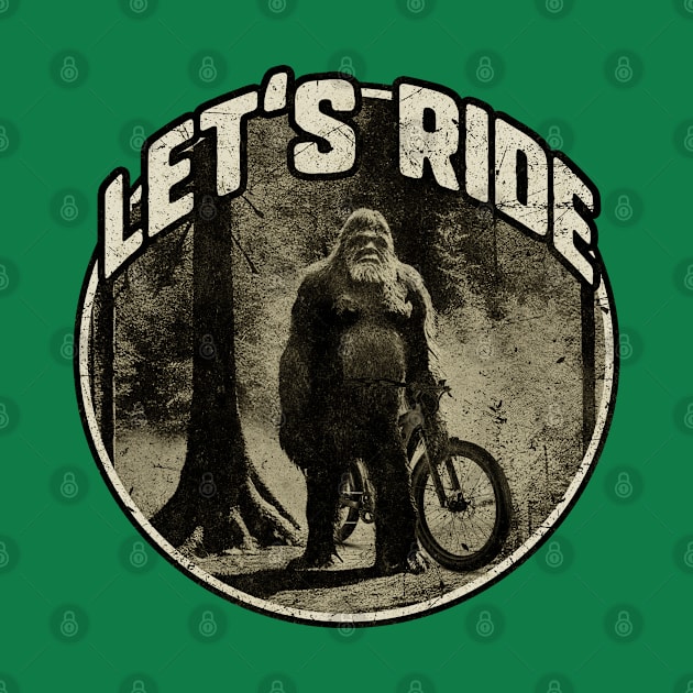 Woods Dude Bigfoot Bike Rider by MintaApparel