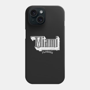 Vintage Miami, FL Phone Case