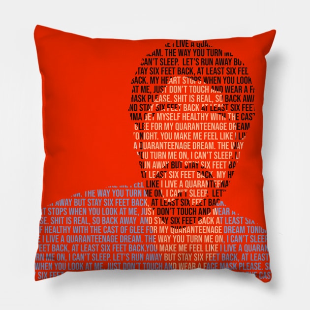 Quaranteenage Dream Mask Pillow by ElsieCast