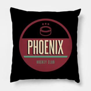 Phoenix retro hockey Pillow