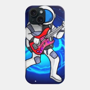 Astronaut Plays Guitar Phone Case