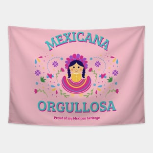 Mexicana Orgullosa Mexican Pride Mexico Mexicana Tapestry