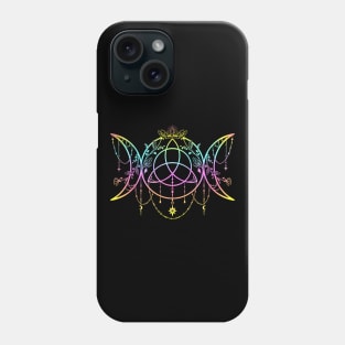 Triple Moon Triquetra Phone Case