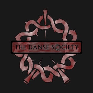 Danse Society Logo - Red Thorns. T-Shirt