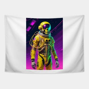 Skull Spaceman Tapestry