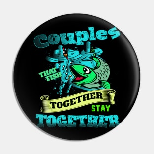 Couples fishing together Pin