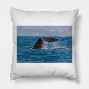 Whale Diving 3 Pillow