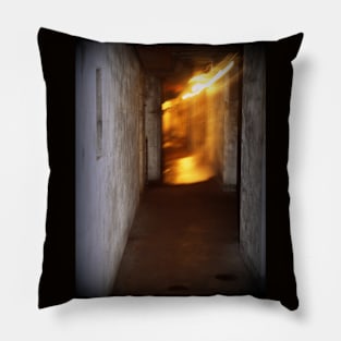 Battery Mishler like a corridor through time Pillow