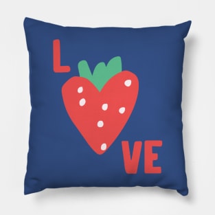 strawberry love 1 Pillow