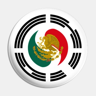 Korean Mexican Multinational Patriot Flag Series Pin