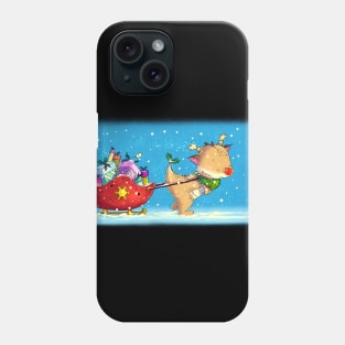 Rudolph dragon Christmas Phone Case