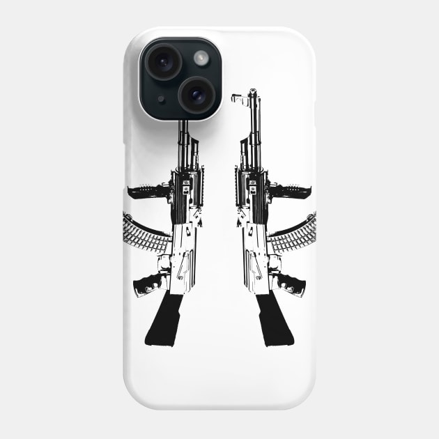 AK 47 Phone Case by rchaem