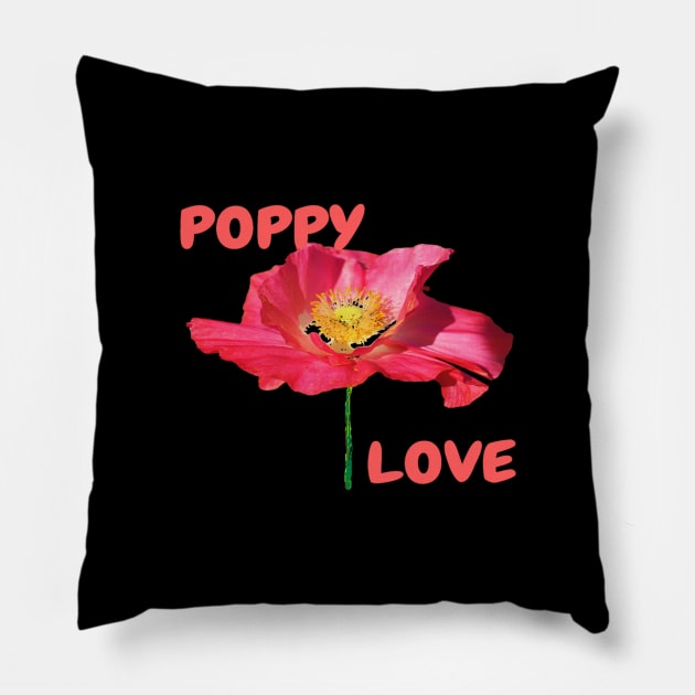Poppy Love, Mug, Mask, Pin Pillow by DeniseMorgan