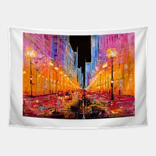 Chicago. Streetlights Tapestry