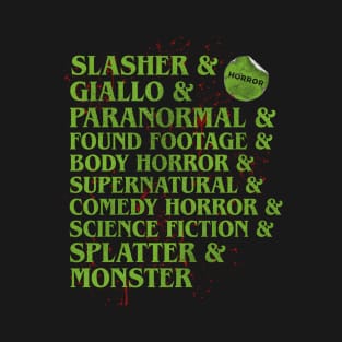 Horror Sub Genre T-Shirt