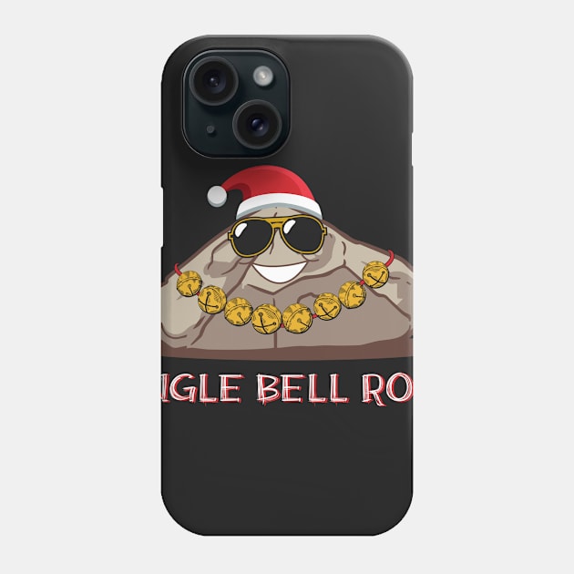 Funny Jingle Bell Rock Pun Parody Joke Emoji Smile Phone Case by interDesign
