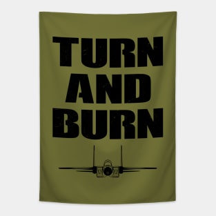 Turn and Burn Fighter Jet Tapestry