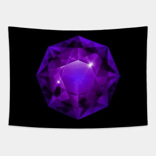 Octacore Purple and Pink Gemstone Tapestry