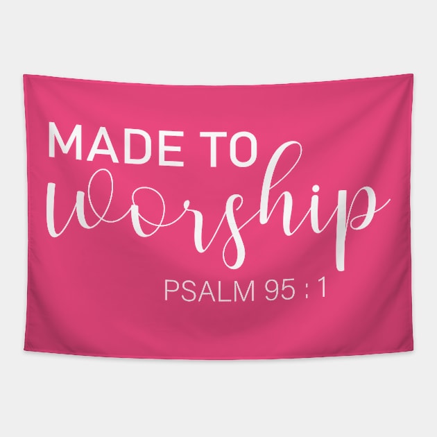 Made to Worship Short Sleeve Tapestry by animericans