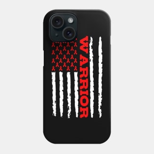 Heart Warrior February Wear Red Heart Disease Awareness Phone Case