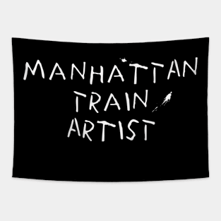 manhattan train artist Tapestry