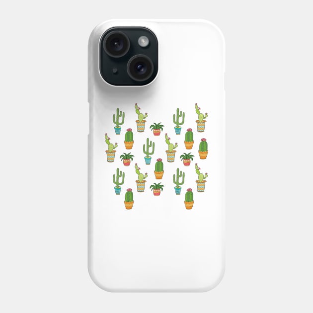 Cactus Garden Phone Case by edwardecho