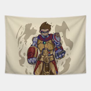 Mecha cyborg Wukong Tapestry