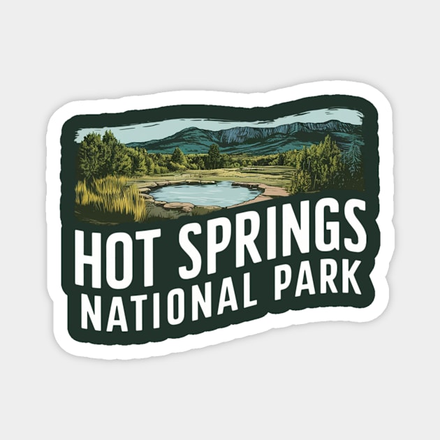 Hot Springs National Park Arkansas Magnet by Perspektiva